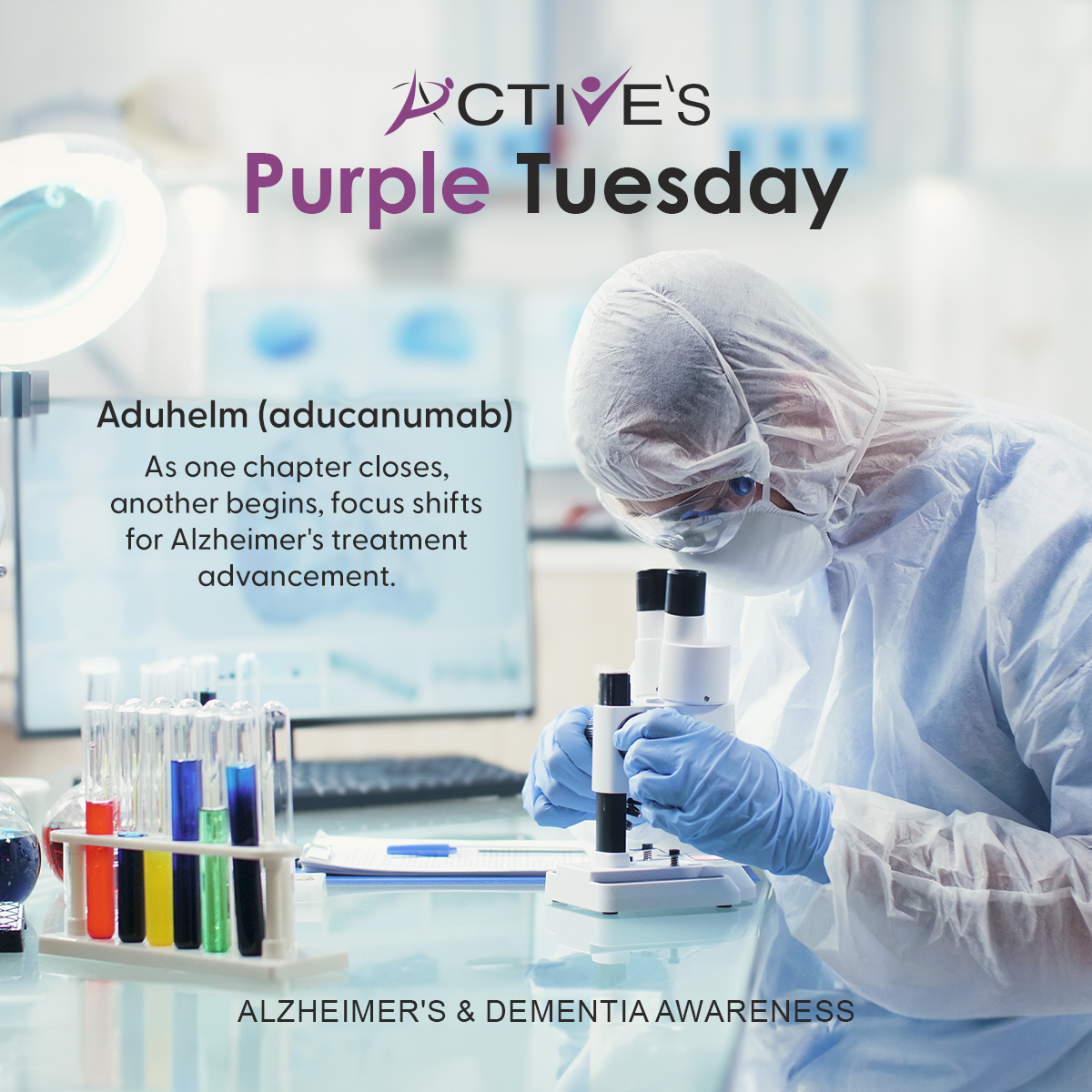 Aduhelm (aducanumab) will be phased out to pave the way for Leqembi (Lecanemab-irmb), Biogen's collaboration efforts with Eisai holds a promise in addressing various aspects of Alzheimer's disease, offering hope for patients and caregivers alike. #ActivesPurpleTuesday #EndALZ 💜