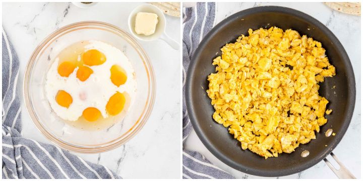 Start your day off right with a classic breakfast favorite: scrambled eggs! Easy to make and endlessly customizable, they're the perfect way to fuel your morning. #scrambledeggs #breakfasttime #yum #kyleecooks kyleecooks.com/scrambled-eggs/