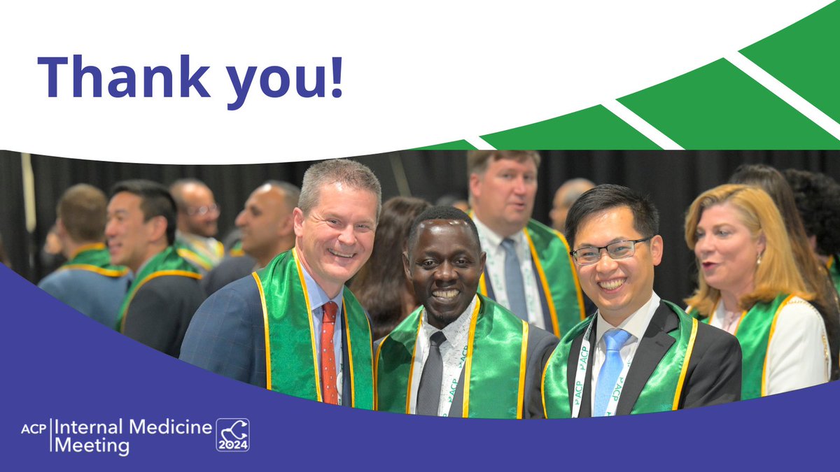 Thank you for sharing in an outstanding experience at Internal Medicine Meeting 2024! We can’t wait to do it all again! Internal Medicine Meeting 2025 takes place in New Orleans, LA, April 3-5, at the Ernest N. Morial Convention Center. Register today: ow.ly/2OvB50Rkqii