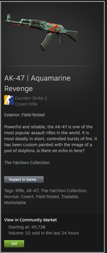 AK-47 | Aquamarine Revenge - Giveaway              

Retweet & Tag 2 friends       
Check out my recent Hellcase video, drop like & subscribe (proof required)  

youtube.com/watch?v=PH1e99…
  
That's it. Rolling in 5 days.