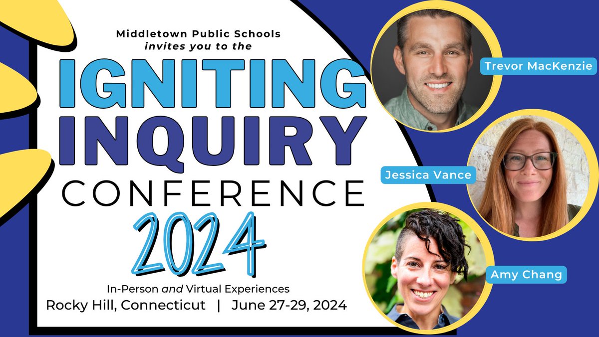 Come join us for 3 inspiring days about improving inquiry practices! @MiddletownPS