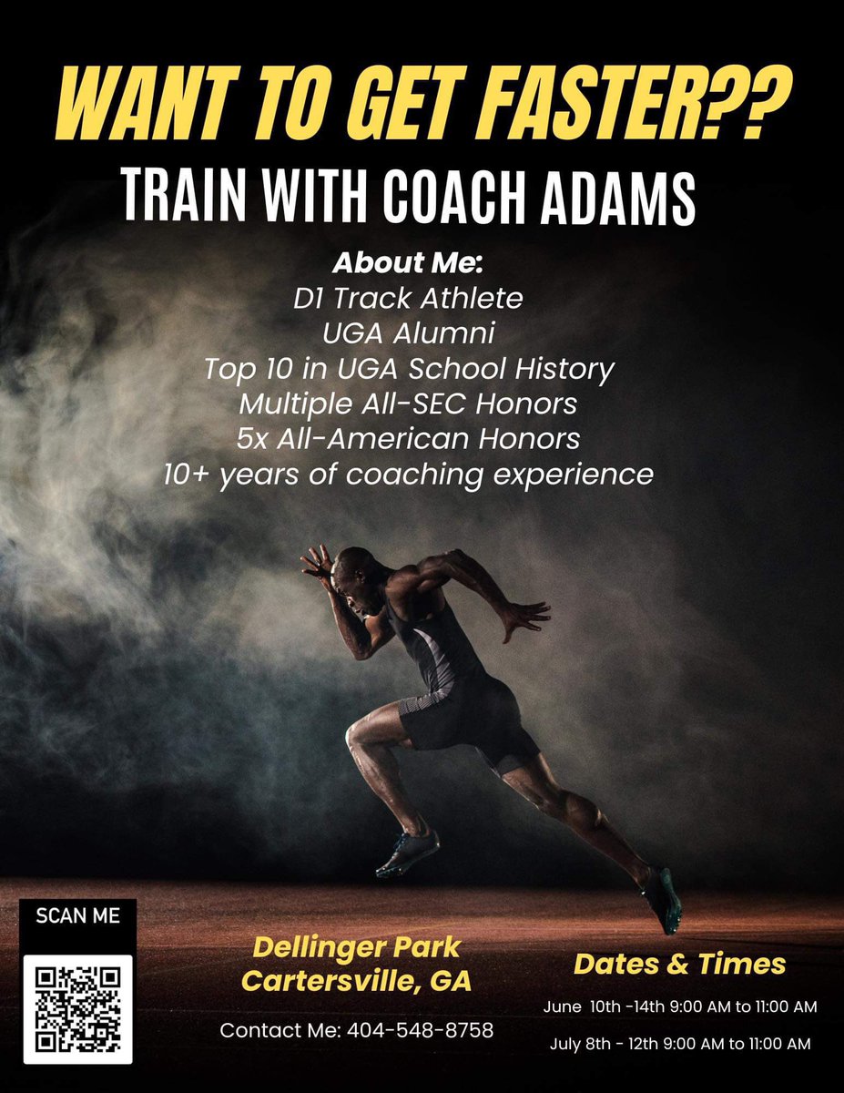 You want to get faster. Train with @400mSpecialist. Multi-sport athlete in HS.