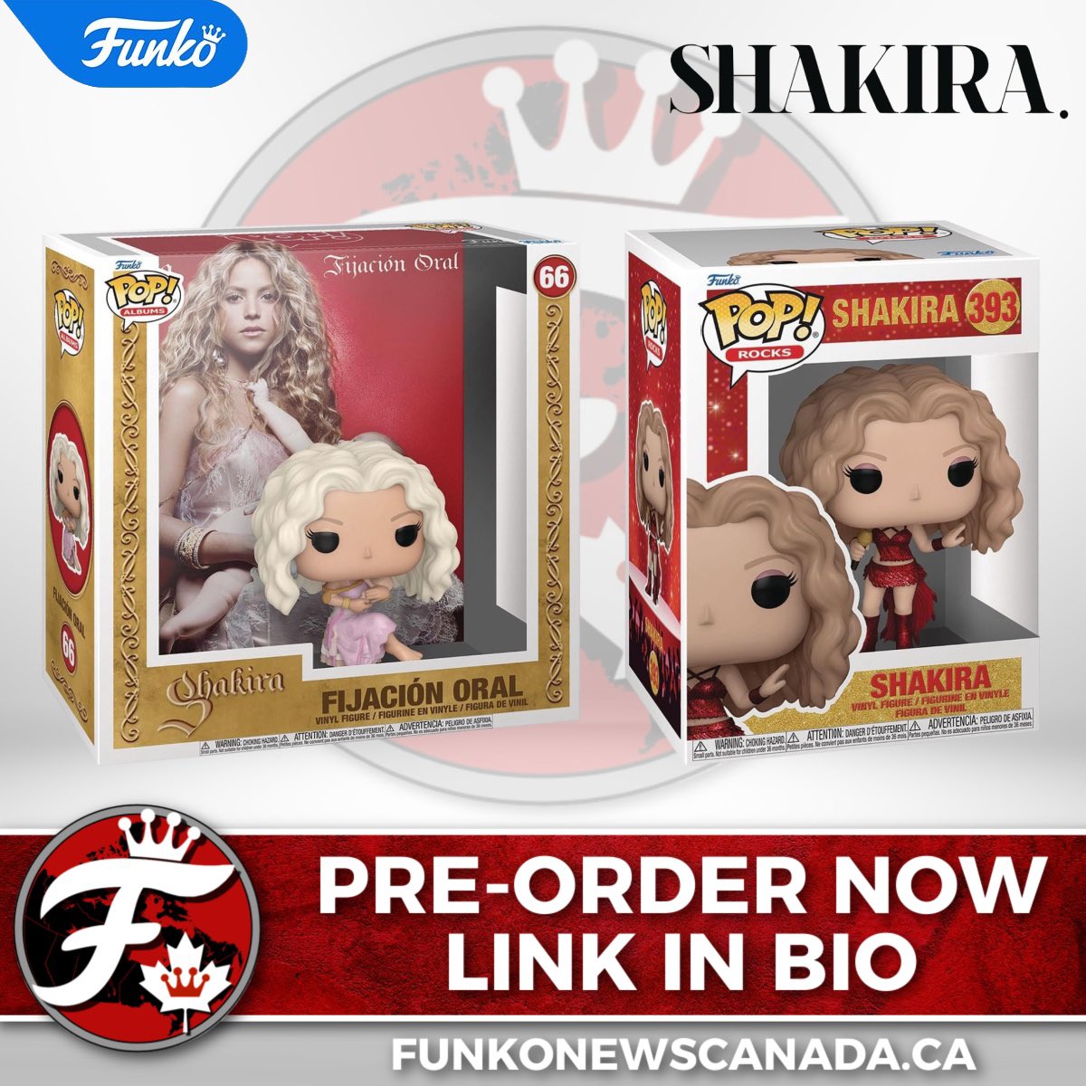 Coming Soon to Your Local Funko Retailer:

Funko Pop! Rocks: Shakira

Amazon CA:
amzn.to/3WlYWuj

Amazon US:
amzn.to/4b91Ma6
 
#nerdlife #vinylfigures #funkocommunity #funkocollector #toycommunity #collectibles #geeklife #popculture #funkofanatic #funkofamily