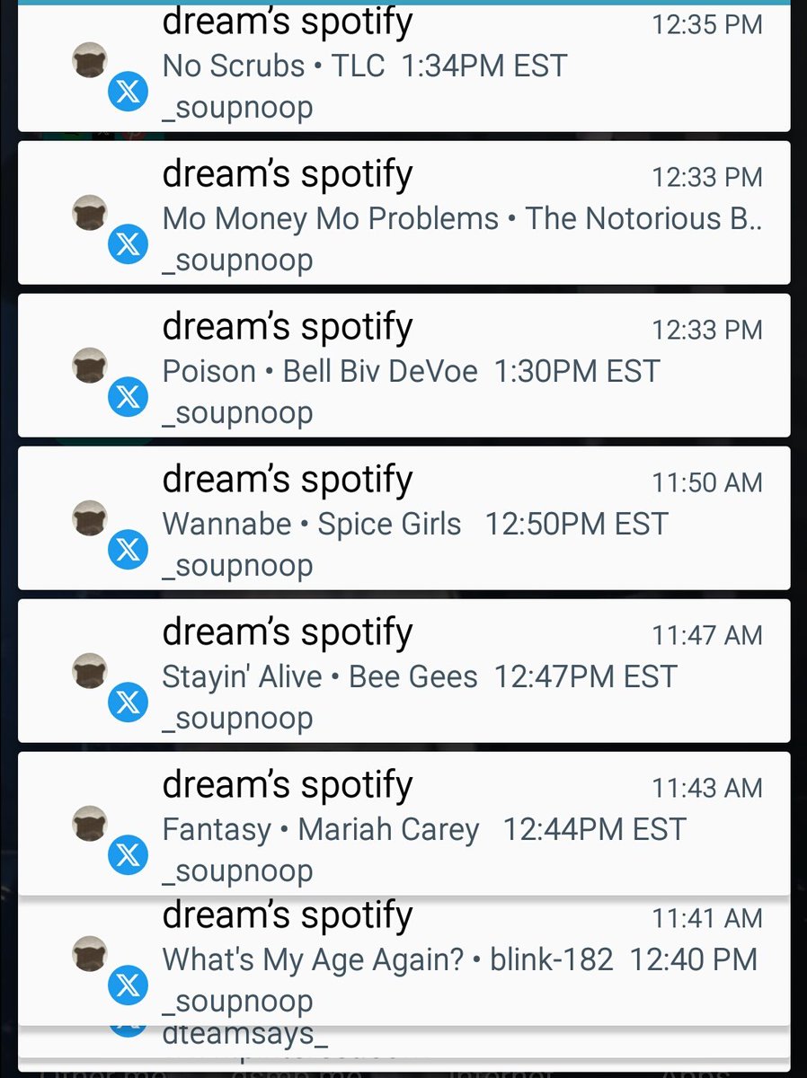 'Dreams on spotify?!'

No way. Couldn't tell lmao