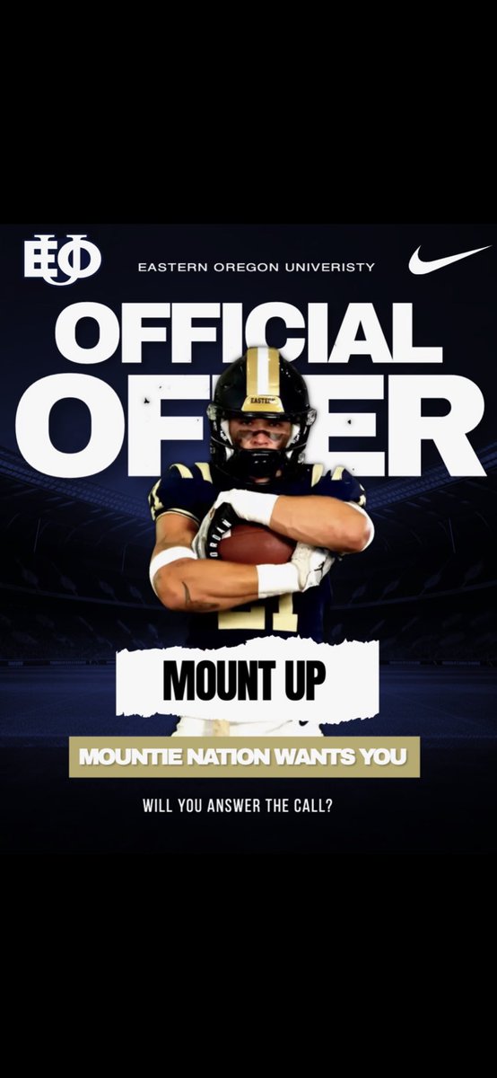 Wyatt Redding (@reddingkicker) on Twitter photo After a great call with coach Taylor, I am excited to announce I have recieved an offer from Eastern Oregon! Beyond grateful! #GodIsGood <a href="/eoumountaineers/">Eastern Oregon University</a> After a great call with coach Taylor, I am excited to announce I have recieved an offer from Eastern Oregon! Beyond grateful! #GodIsGood <a href="/eoumountaineers/">Eastern Oregon University</a>