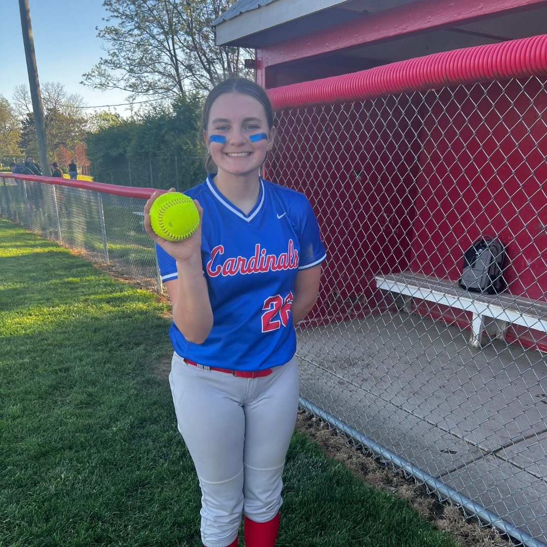 Cardinals beat Westerville South 13-1! Niven & Newsom K'd 11. Niven (3 hits), Newsom, Sanchez, O'Neill & Taylor (2 hits each). Taylor also blasted a homer. 💣
