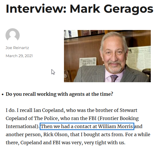 Mark Geragos has been tight with William Morris for a long time... Wonder if this bogus Rob Savage lawsuit is @GabyMorgerman attempting to refill the 7 or 8 digit drain on her and @pkm2679 trust fund? nacpa.net/interview-mark…