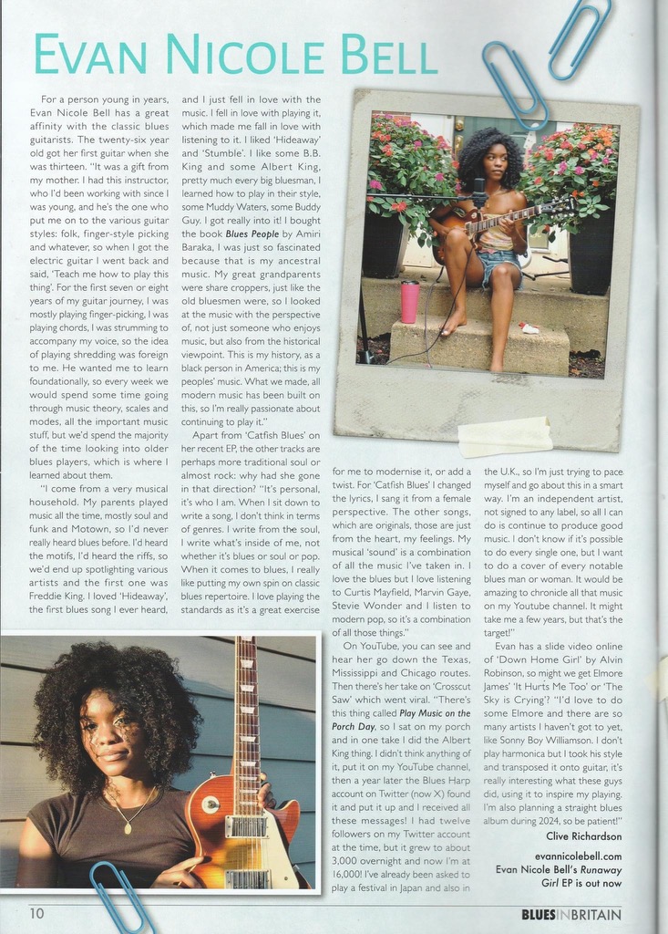 an interview I did last year with @BluesBritain magazine is available now in their may edition 📖✨