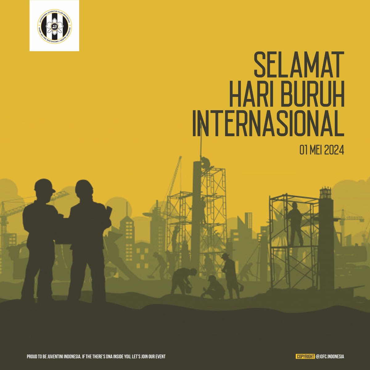 Selamat Hari Buruh 2024. Semoga para pekerja semakin sejahtera, produktif, dan kompetitif.
#HariBuruh