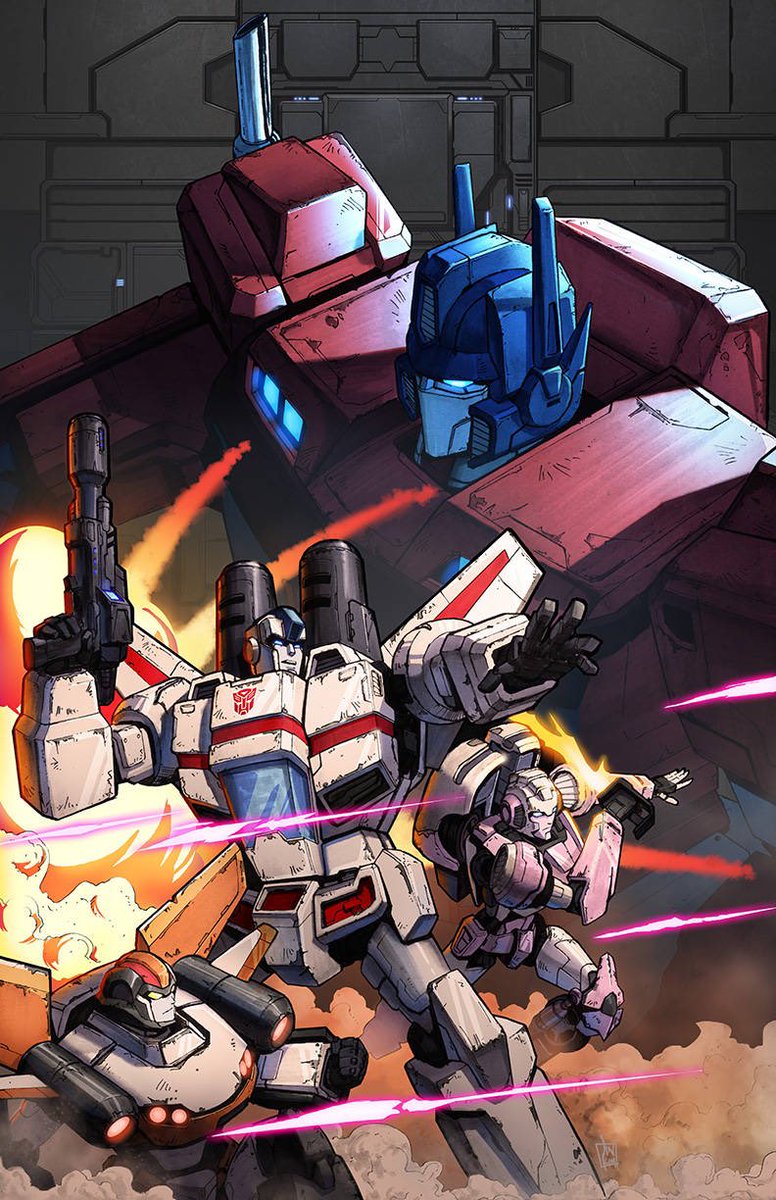 IDW Tales Of The Hasbroverse! The Autobots in battle By Jin Kim #Transformers40 #IDWHasbroverse