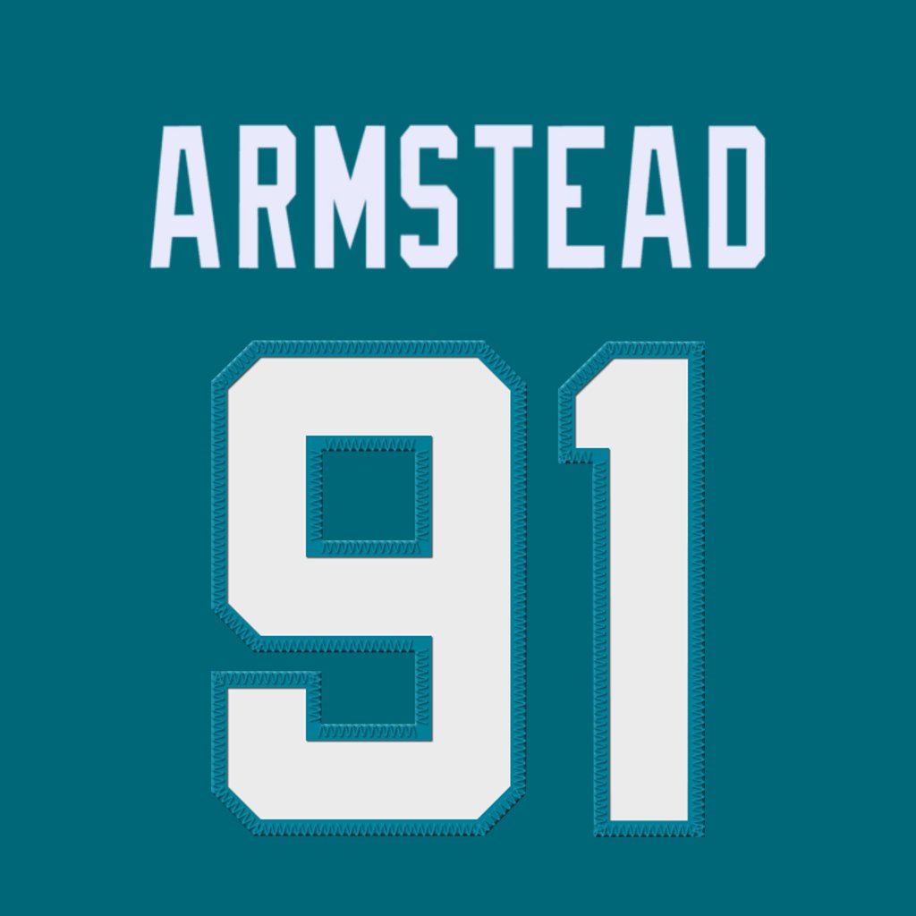 Jacksonville Jaguars DL Arik Armstead (@arikarmstead) is wearing number 91. #DUUUVAL