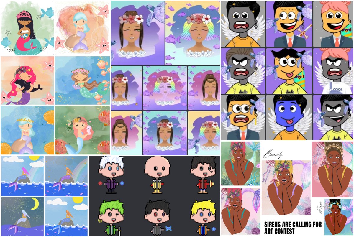 Sirens (@sirensnfts) on Twitter photo ๐จART CONTEST RESULTS:๐จ
A big shoutout to everyone who took part in the Sirens Art contest and tried out our NFT Art Generator! The Winners are:
๐ฅ: <a href="/Serpentina9848/">Serpentina.eth</a>
๐ฅ: <a href="/beestingernft/">beestingerwaspnft</a>
๐ฅ: <a href="/DAS1996_/">Das1996</a>
CONGRATULATIONS!! ๐๐๐
#nftart #NFTGiveaways #artcontest #seinfts ๐จART CONTEST RESULTS:๐จ
A big shoutout to everyone who took part in the Sirens Art contest and tried out our NFT Art Generator! The Winners are:
๐ฅ: <a href="/Serpentina9848/">Serpentina.eth</a>
๐ฅ: <a href="/beestingernft/">beestingerwaspnft</a>
๐ฅ: <a href="/DAS1996_/">Das1996</a>
CONGRATULATIONS!! ๐๐๐
#nftart #NFTGiveaways #artcontest #seinfts
