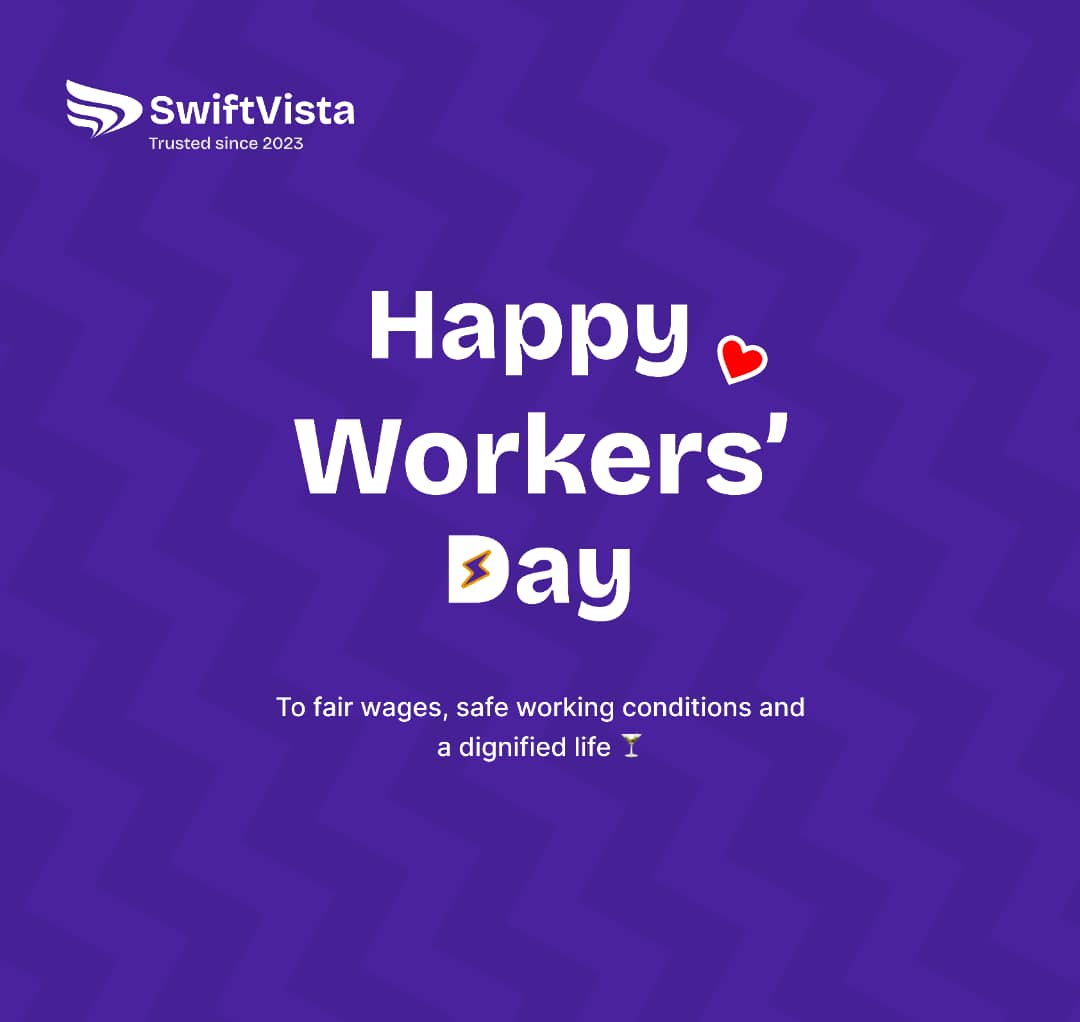 swiftvistaNG's tweet image. Happy Worker's Day to all our amazing Swiftvista community members!
Today, we celebrate the hard work, dedication, and contributions of each and every one of you. Your tireless efforts are the driving force behind our community's growth and successful #SwiftvistaCommunity #Worm
