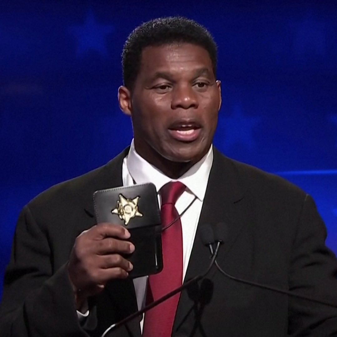 Herschel Walker: “I’m going to arrest everyone at Columbia University.”