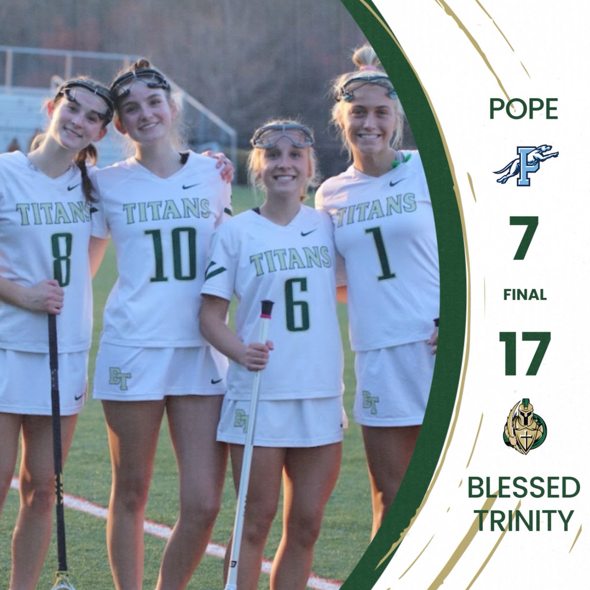 Girls lacrosse is moving on to the FINAL FOUR!  #GoTitans