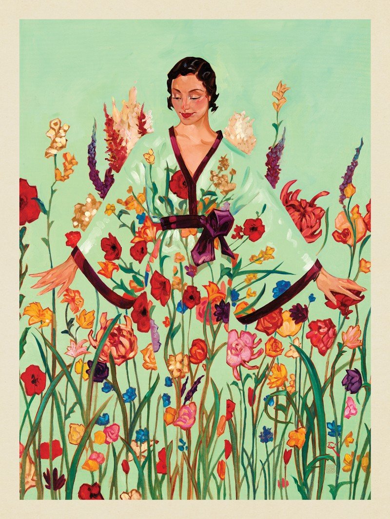 May Flowers by Kai Carpenter,  Wall Calendar 2016