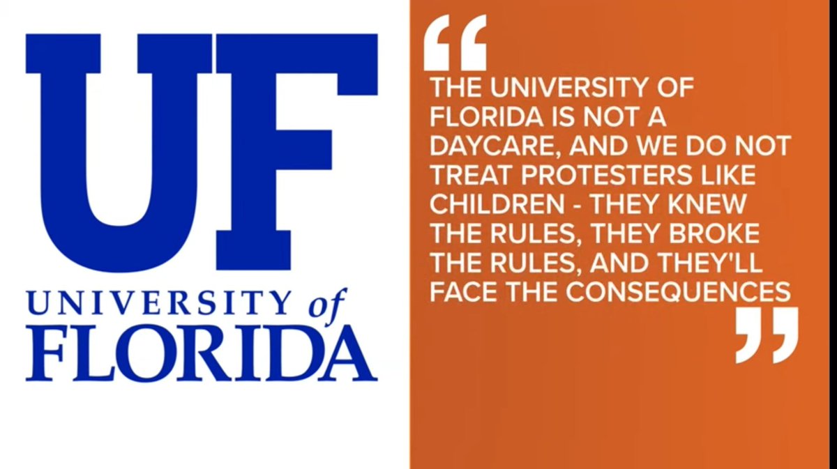 #Florida @UF #LiberalismIsAMentalDisorder 

This is how it's done!