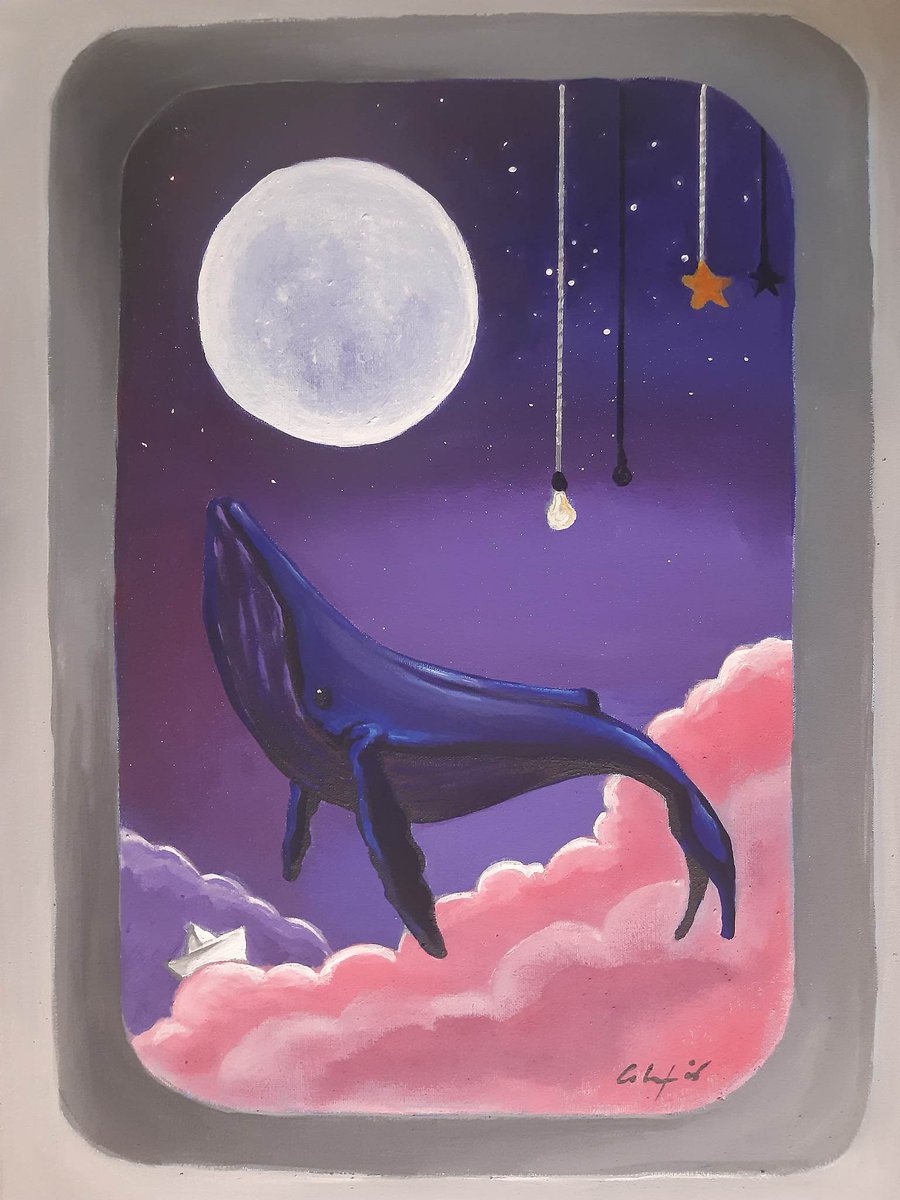 Keep dreaming...

'Flying whales' 
(Art Collection)
Acrylic on canvas 
SOLD

#AlexisBerny
#artistavisual #visualartist
#art #arte #artwork #painting #pintura #acrylicart #acrylicpainting #acrlicpaintings #acrylicartwork  #whale #whales #whalespainting #whalesart #ballena #cabo