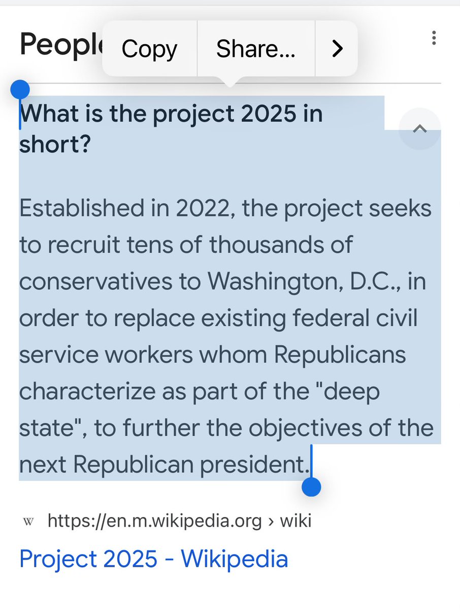 I truly wish more Americans would actually read #project2025 They would be horrified. I will post the PDF. Please repost. Americans need to know what their future will look like under another Trump Autocratic Regime. documentcloud.org/documents/2408…