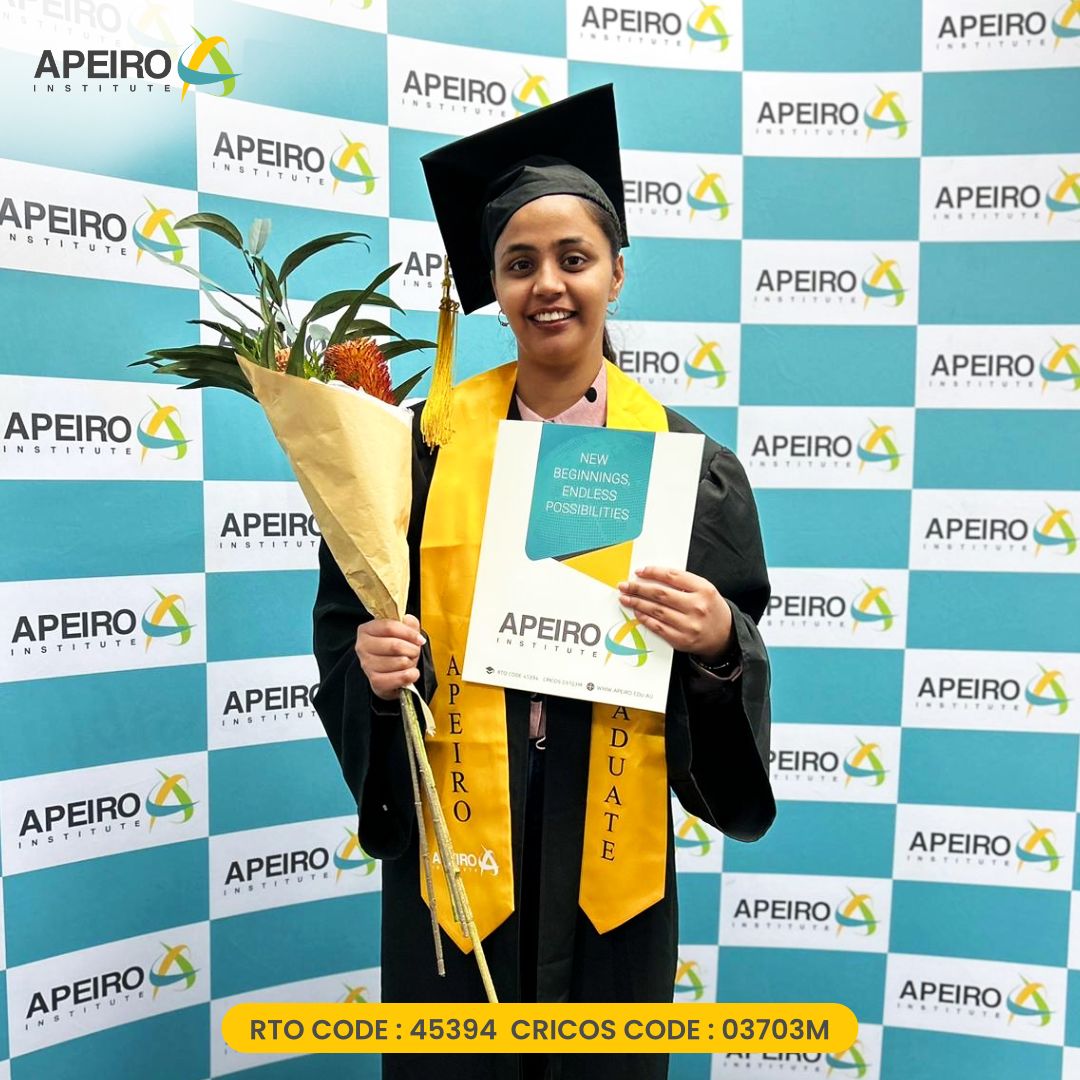 #ApeiroInstitute Congratulates Ms. Sandeep Kaur on completing BSB60120 Advanced Diploma of Business from our Perth Campus
 
We wish you all the very best in your future endeavours.

#ApeiroInstitute #Apeiro #AdvanceDiplomaofBusiness #PerthCampus #Congratulations #ProudGrad