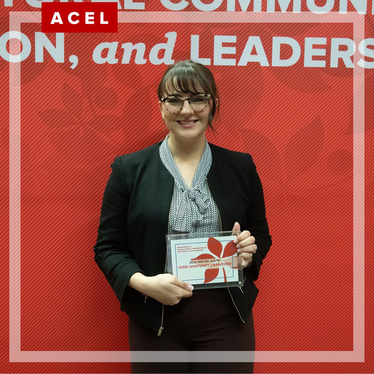 Congratulations to Meghann Winters Rowe '19 and Josie Montoney Crawford '21 for receiving the ACEL Young Alumni award! This award is presented to alumni who have had achievements wrothy of recognition in their young career at our department banquet in mid-April. #BuckeyeForLife
