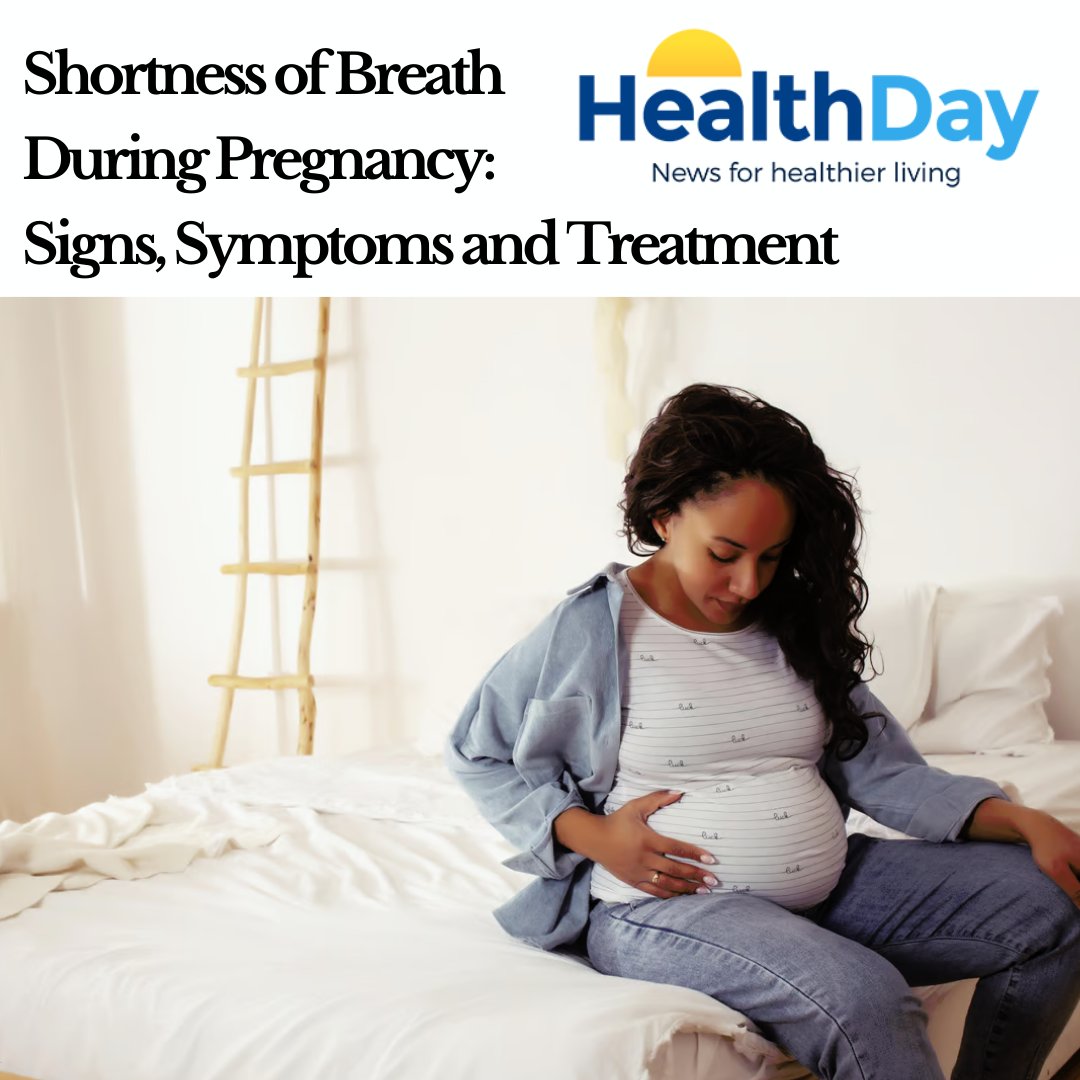 Shortness of breath during pregnancy is very common. Dr. Jennifer Lew at Northwestern Medicine Kishwaukee Hospital, finds that most pregnant people affected by shortness of breath during pregnancy will first experience symptoms in the second trimester. healthday.com/a-to-z-health/…