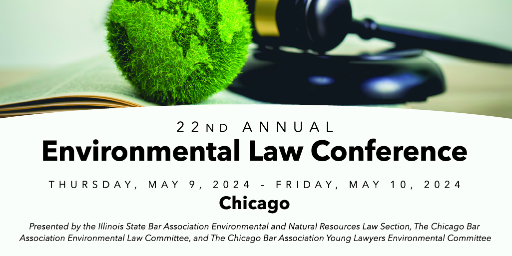 Next week in CHICAGO! The 22nd Annual Environmental Law Conference featuring updates on agency activities and priorities in Illinois and the Region presented by top representatives from U.S. EPA, IEPA, & Illinois AG’s Office. @ChicagoBarAssoc lnkd.in/gtJuqAk7 @MCLEBoard