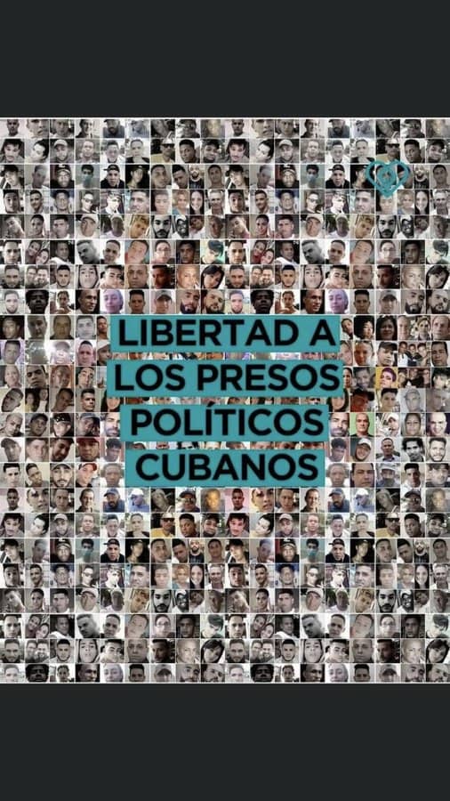 @DiazVismar38292 #CubaEsUnaDictadura 
#LibertadParaLosPresosPolíticos 
#PatriayVida