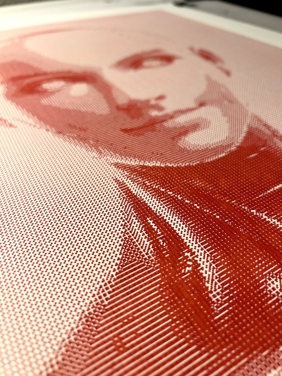 Self awareness — layer one in red #plottertwitter