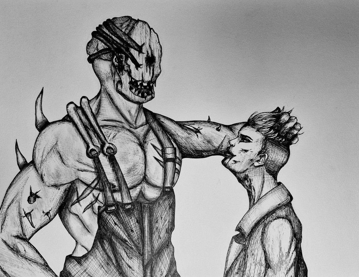 Trapper x Trickster comm 🫡

Media: ballpoint pen and fineliner

#DeadbyDaylight #dbd