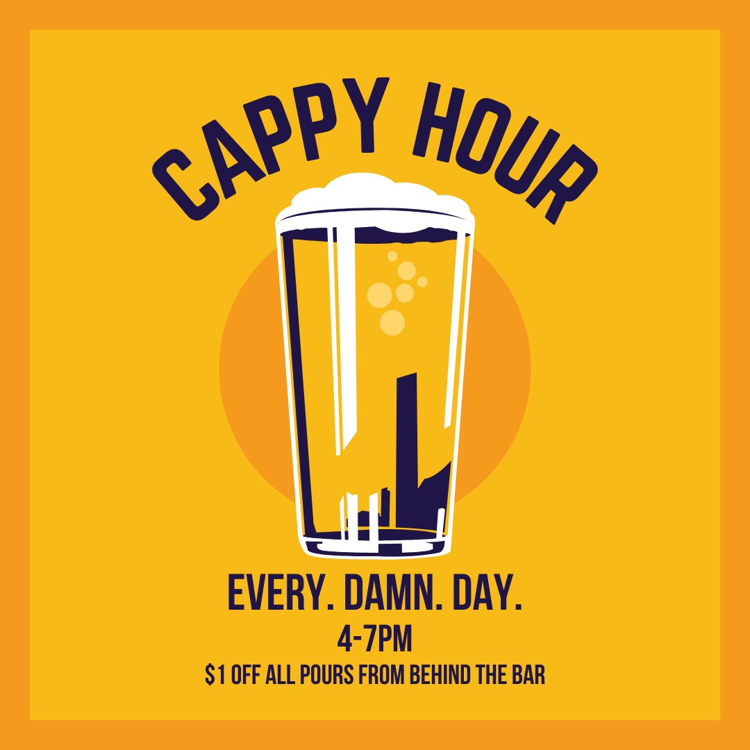 Cappy Hour is EVERY DAMN DAY

#CappysAF #NorwoodOH #CappyHour