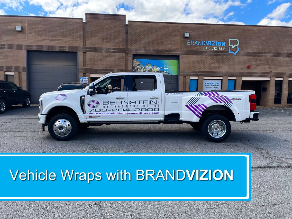 Are you in need of a vehicle wrap? Look no further than BrandVizion. We offer premium technology, quick turnaround times, and over 30 years of experience. Call or email for a quote today!

703-802-1466
info@brandvizion.com

💠

#CarWrap #CarBranding #VehicleBranding #TruckWrap