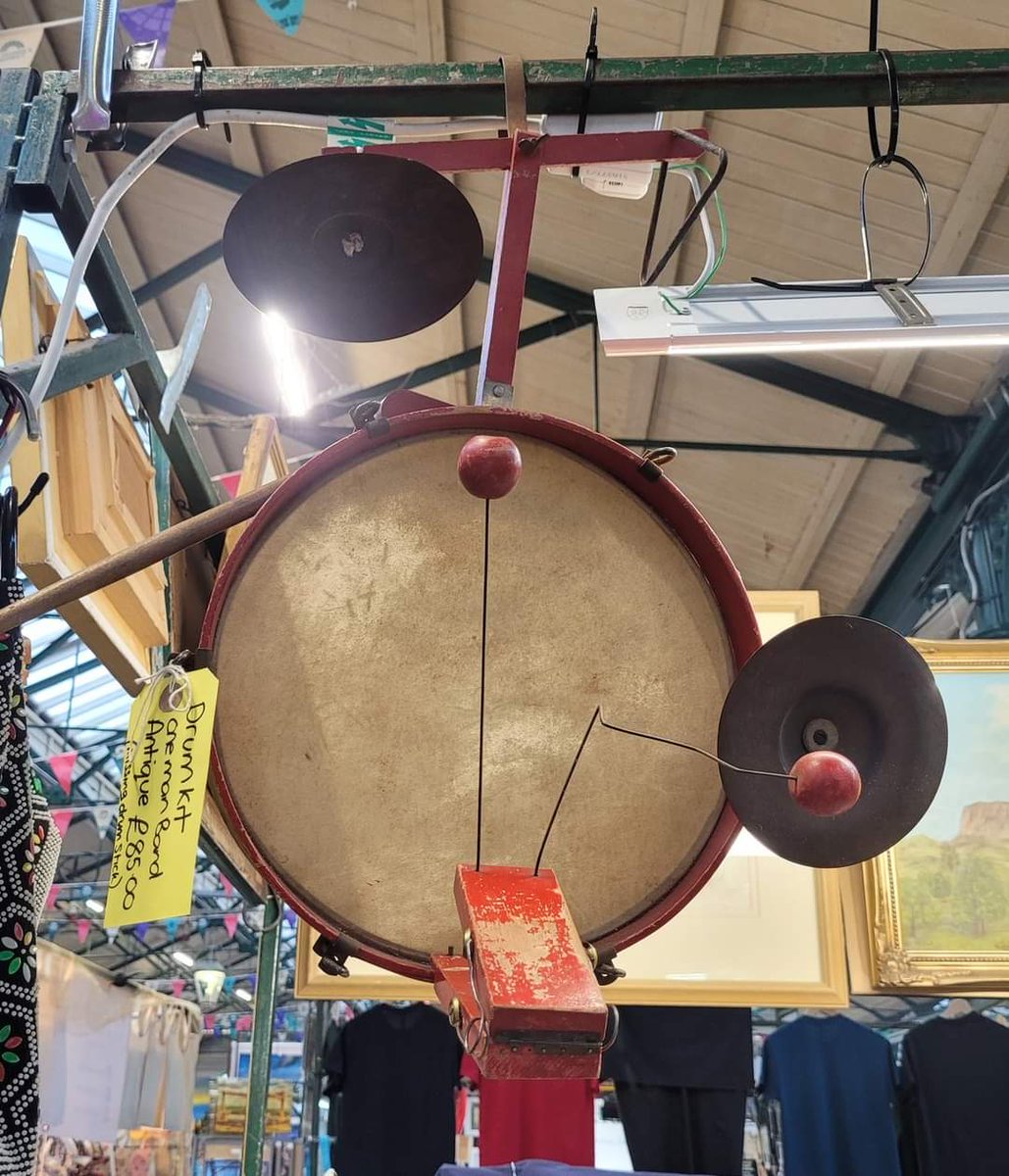 Bring a little music into your life with Collectable Curios very own antique One Man Band... just the thing for a party!

info@collectablecurios.co.uk

#OneManBand #DrumKit #Music #Collector #Antiquing #ShopVintage #Home #ShopLocal #SupportLocal #StGeorgesBelfast #StGeorgesMarket