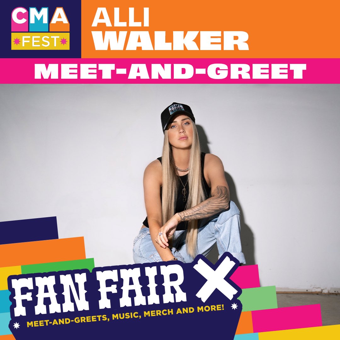 Nash🤠After my @CountryMusic #CMAFest show on the Dr. Pepper stage on June 9 at 12:30pm, I’m going to be hosting a Meet & Greet in Fan Fair X from 3-4pm to support the @cmafoundation & their mission to shape the next generation through music education 👉🏻 CMAfest.com/FanFairX