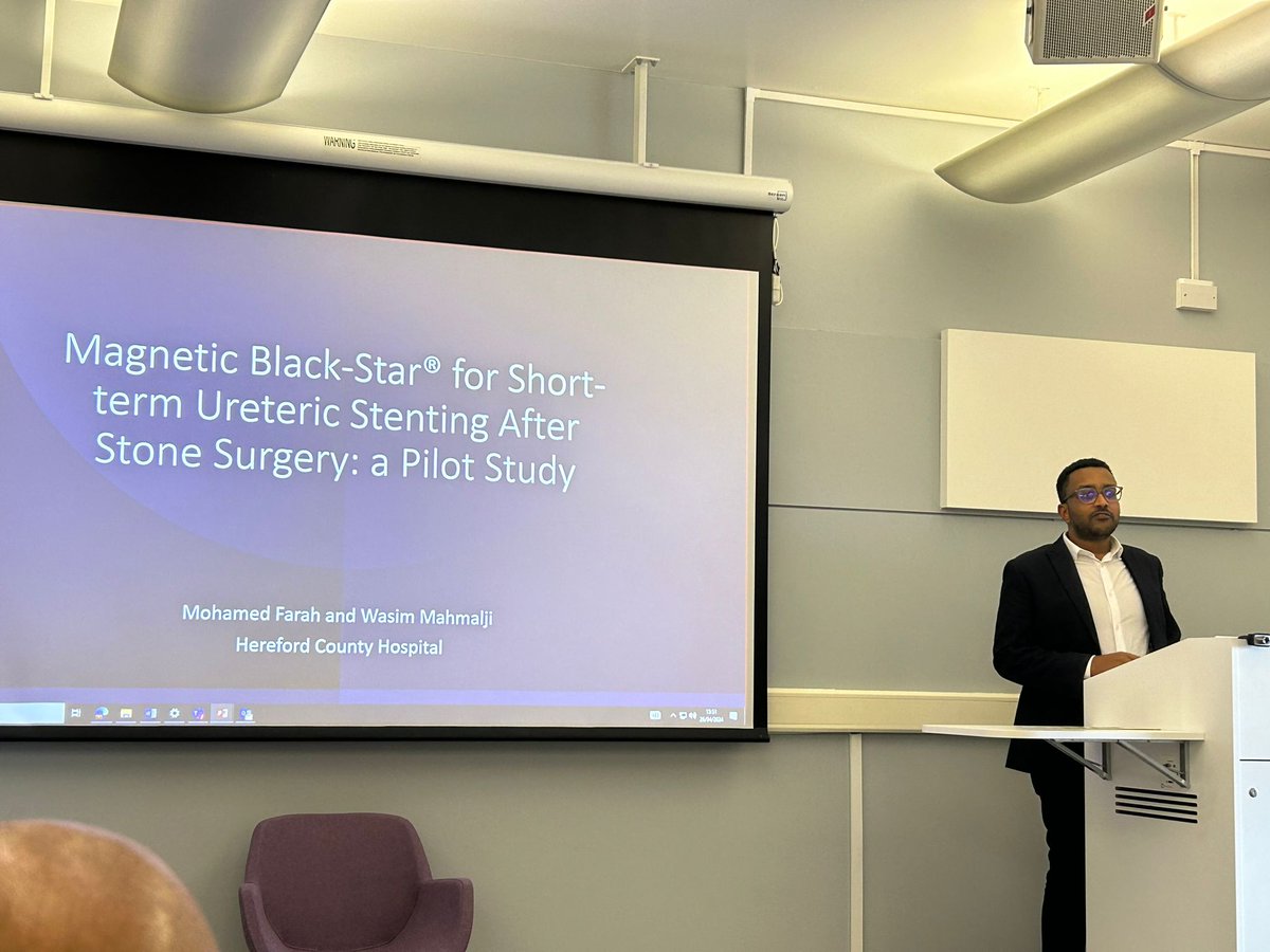 Alex Ferguson (@alexfanninuk) on Twitter photo Great to see the results of the pilot study on Magnetic Black-Star by <a href="/MohFarah_/">Mohamed Farah</a> & <a href="/w_mahmalji/">Wasim Mahmalji</a> where all stents were removed without the need for cystoscopy.
✅ 87% preferred magnetic removal to other
✅ Cost saving Vs cystoscopy
Contact me if you'd like more info or a sample Great to see the results of the pilot study on Magnetic Black-Star by <a href="/MohFarah_/">Mohamed Farah</a> & <a href="/w_mahmalji/">Wasim Mahmalji</a> where all stents were removed without the need for cystoscopy.
✅ 87% preferred magnetic removal to other
✅ Cost saving Vs cystoscopy
Contact me if you'd like more info or a sample