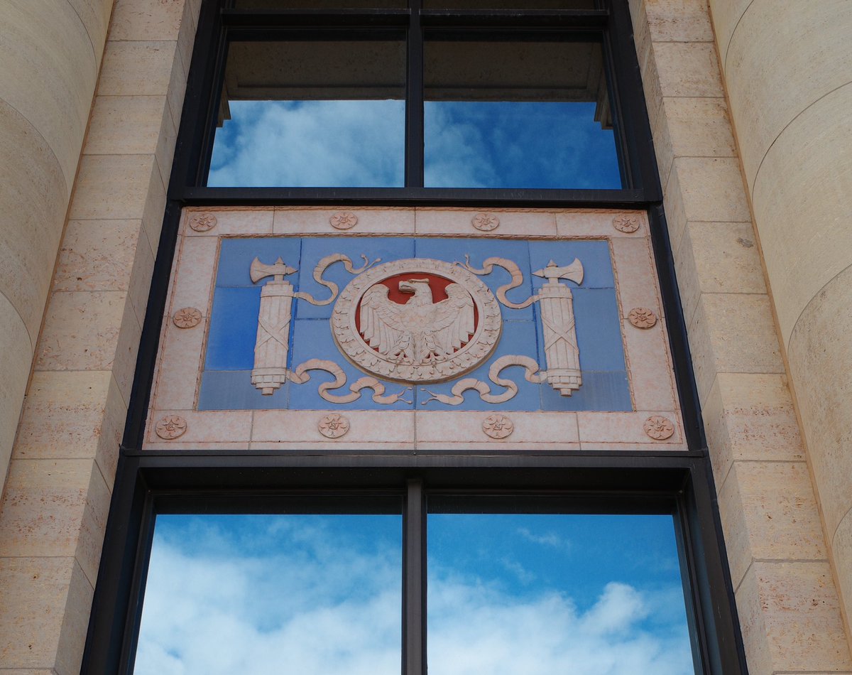 The U.S. Courthouse in Flint. Built in 1931. The work of James A. Wetmore, the Acting Supervising Architect of the U.S. Treasury at the time.