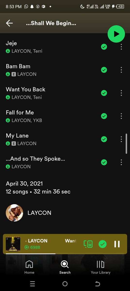 Three years ago today, @itsLaycon gifted us with his masterpiece, '...Shall We Begin...' boasting collaborations with Teni, Mayorkun, YKB, Joeboy, and Terri.