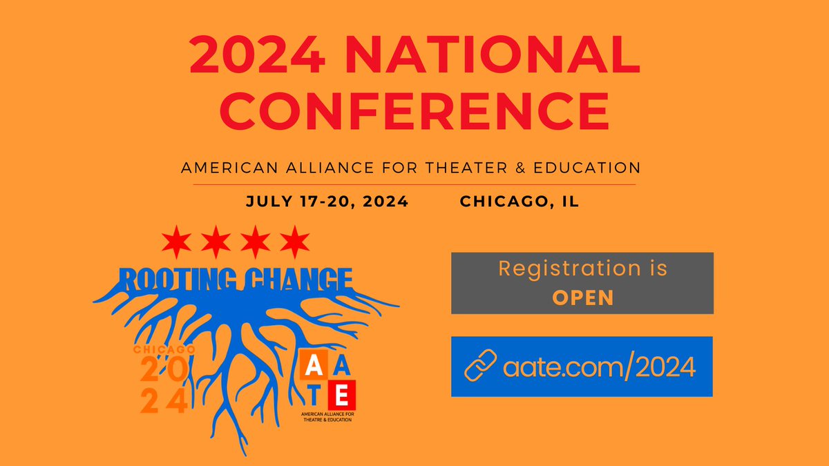 Last chance to catch early bird pricing for AATE 2024 National Conference registration. Tiered pricing will increase by $100, so register before tomorrow, Wednesday, May 1! We'll see you in Chicago this July! Register here: aate.com/2024