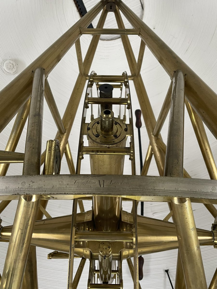 Dreyer’s New General Catalogue-made in Armagh and used still, to teach astronomy and astrophysics across the world. Troughton’s Equatorial Telescope- installed in Armagh, hence modern navigation. A lens, a map: a path may be Amid a crowd of stars… @ArmaghPlanet @AstroObIreland