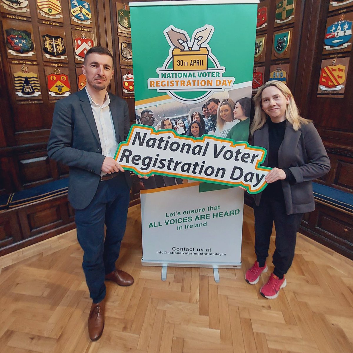 Well done to my @ICOSirl colleague Brian Hearne and all involved in #NationalVoterRegistrationDay today