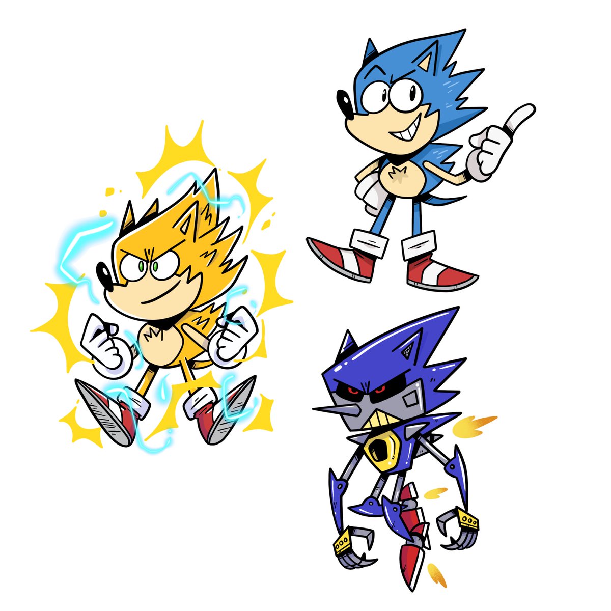Some Sonic stickers!