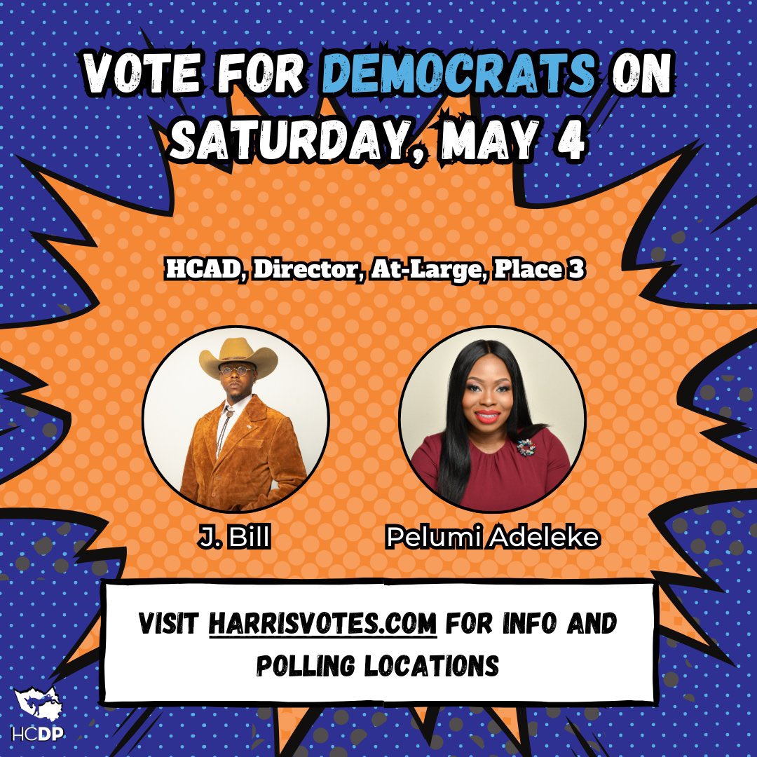 1% of voters is abysmal, but that’s exactly what the Republicans wanted when they made HCAD Board an elected body. We have to turn out to vote for the @harrisdemocrats in the race.