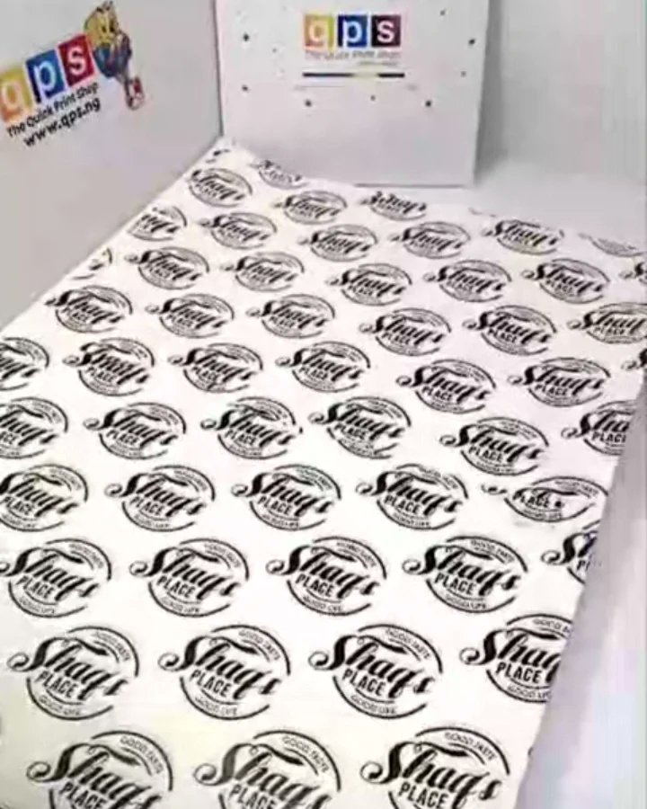 Grease Proof Paper ❤️
This is very important for every restaurants
-------
To speak with our representative, send a DM or Whatsapp: 08158848484
0902 222 8280
Info@qps.ng
qps.ng
.
.
#QPS #QuickPrintShop #Printersinbenin #GraphicsDesigner #printersinshomolu #print