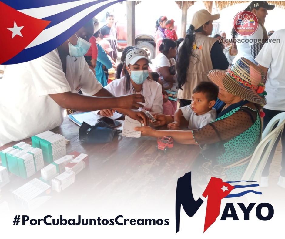 🌟La Colaboración Médica Cubana en Venezuela entrega amor y salud al pueblo venezolano. #PorCubaJuntosCreamos #CubaPorLaVida