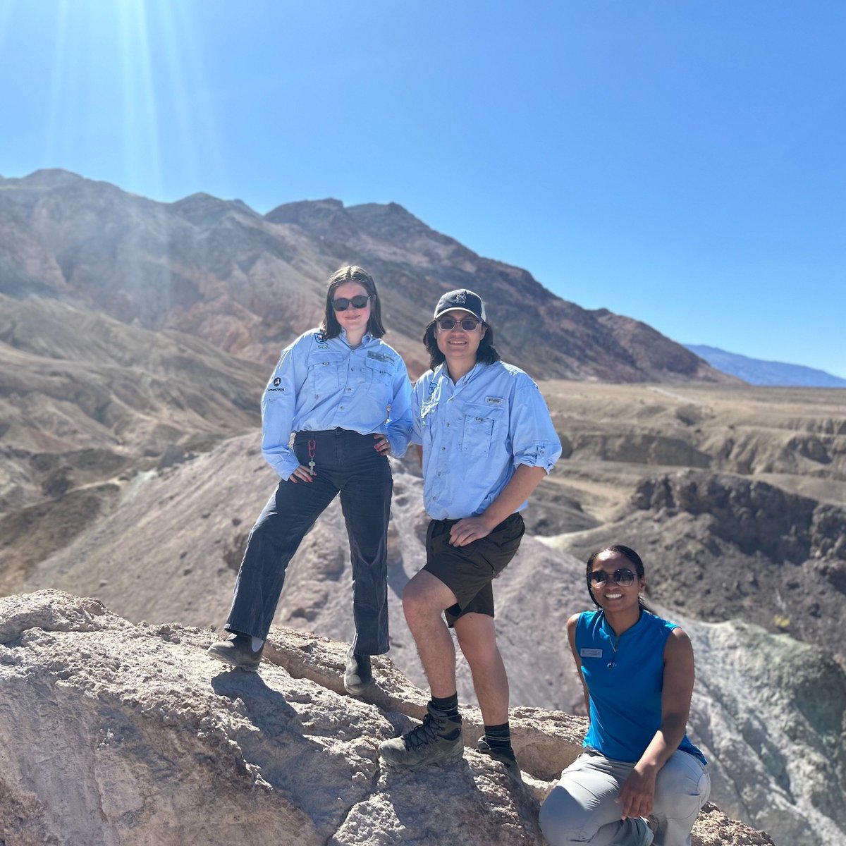 Office views that seem like another planet. 🪐 ⁣⁣ ⁣⁣ SCA interns @DeathValleyNPS assist with duties directly impacting the repair and future management of recreation resources resulting from flood waters causing extensive damage to its backcountry road network in 2022.⁣⁣