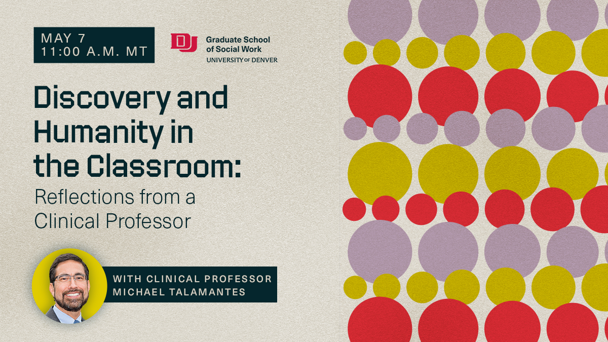 Join us May 7 at 11 a.m. as Clinical Professor Michael Talamantes will discuss concepts important for successful teaching & learning experiences in his faculty journey from teaching over 100 classes over the years. Learn More & Register: ow.ly/wUcp50RowA2