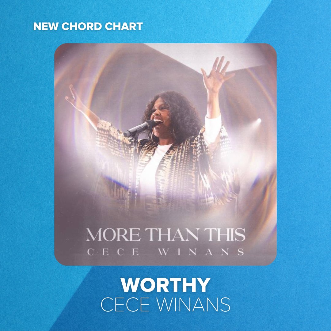Download the PDF Chord Charts for Worthy by CeCe Winans, from the album More Than This.

praisecharts.com/songs/details/…

#newmusic #praisecharts #cecewinans #newsongs #cecewinans #morethanthis