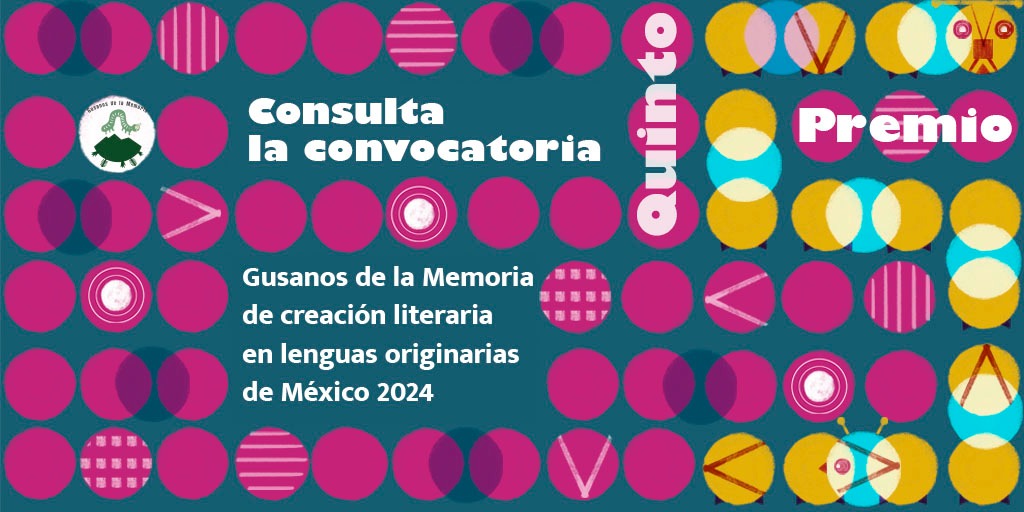 🌬️ CONVOCATORIA 2024: Gusanos de la Memoria.📝Participa y comparte la riqueza cultural de nuestro país. 🇲🇽✍️ 🔎 Para conocer las bases y obtener más información visita: lenguasdeamerica.unam.mx/eventos-convoc… #LenguasOriginarias #Cultura #CreaciónLiteraria