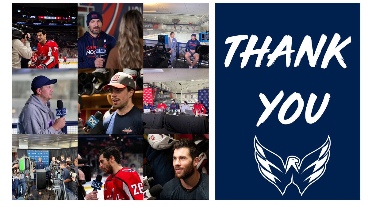 Thank you to both local and national media for your coverage of the @Capitals during the 2023-24 season. We appreciate the coverage of our players, team and organization initiatives and look forward to seeing you again when the 2024-25 @NHL season kicks off in the fall.