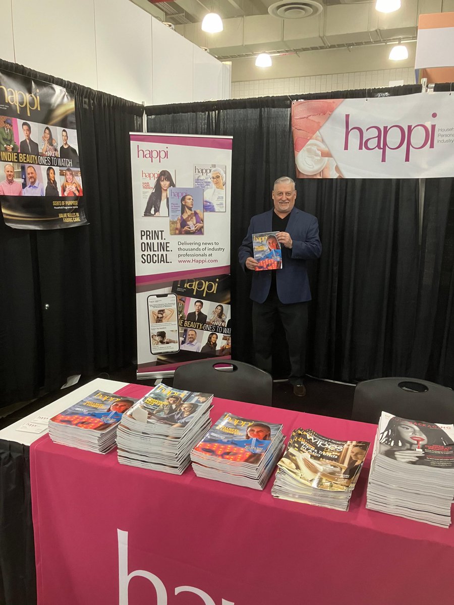 National Sales Director Tom Frangis is ready to welcome you to the Happi booth (1623) at NYSCC Suppliers Day!

@NYSCC

#beautybusiness #b2bmedia #tradeshow #cosmeticchemistry